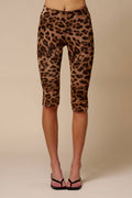 Leopard Print Capri Leggings