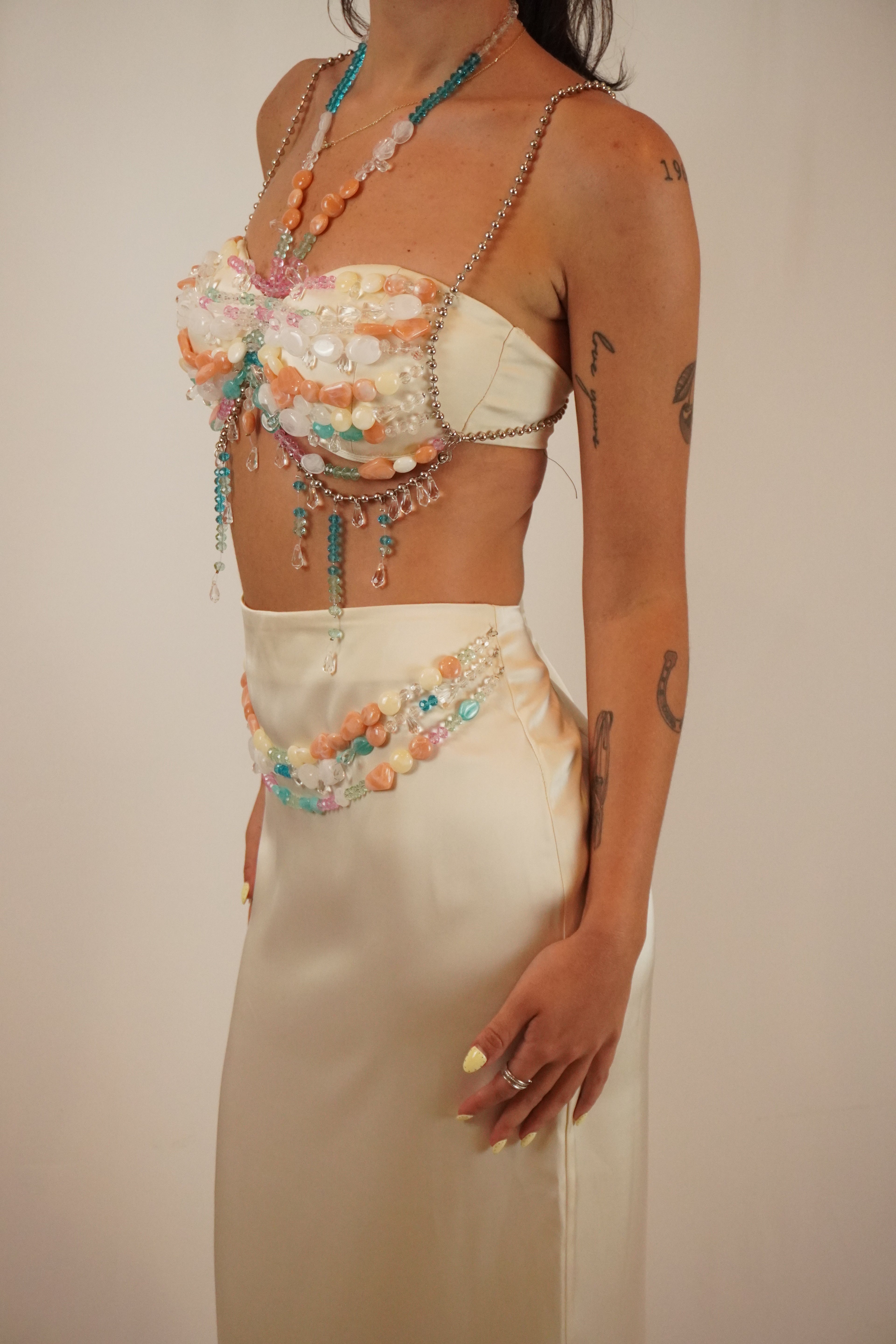 Beaded Two Piece Set