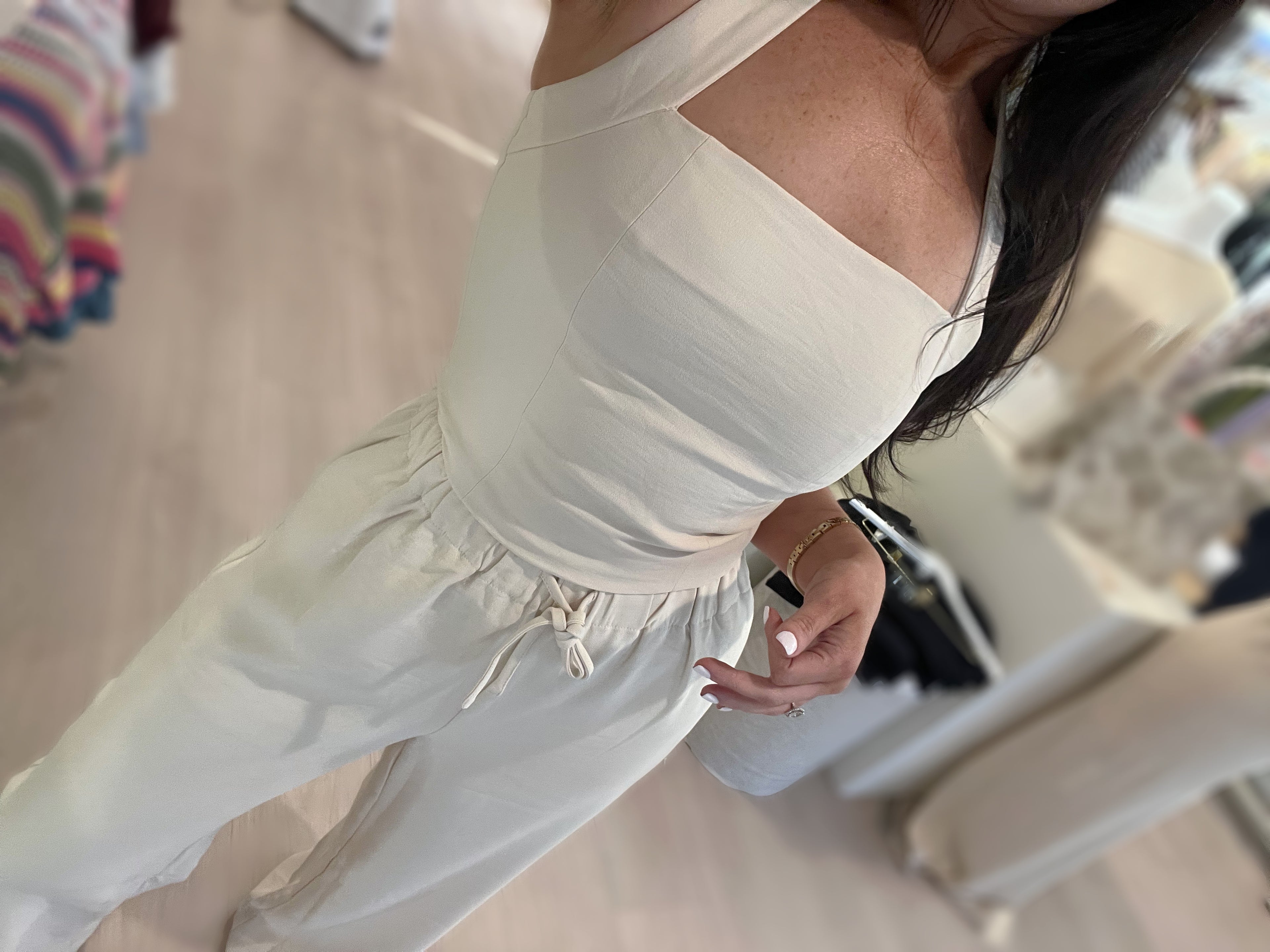 Sandy Cream Halter