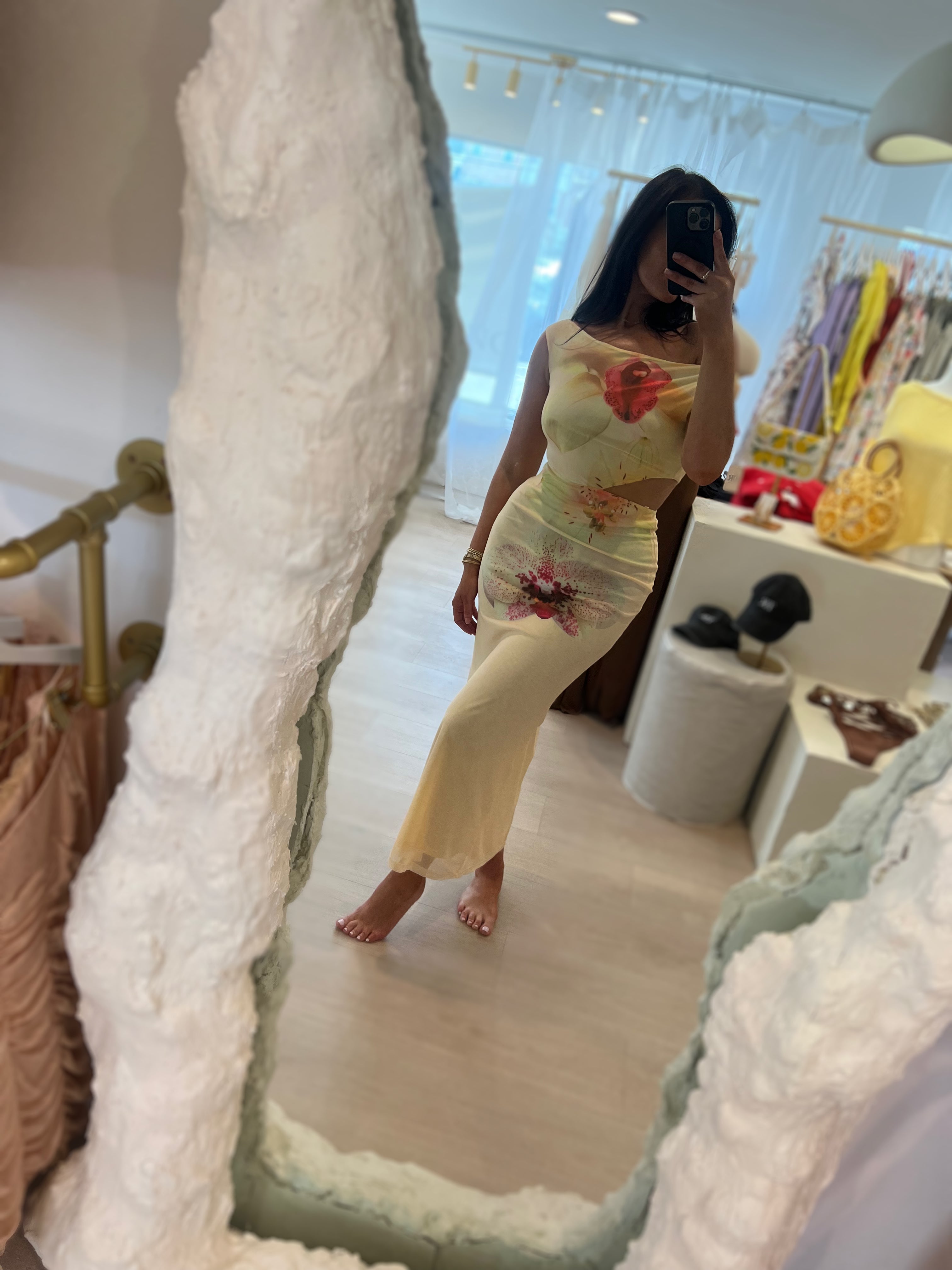 Orchid Midi Dress