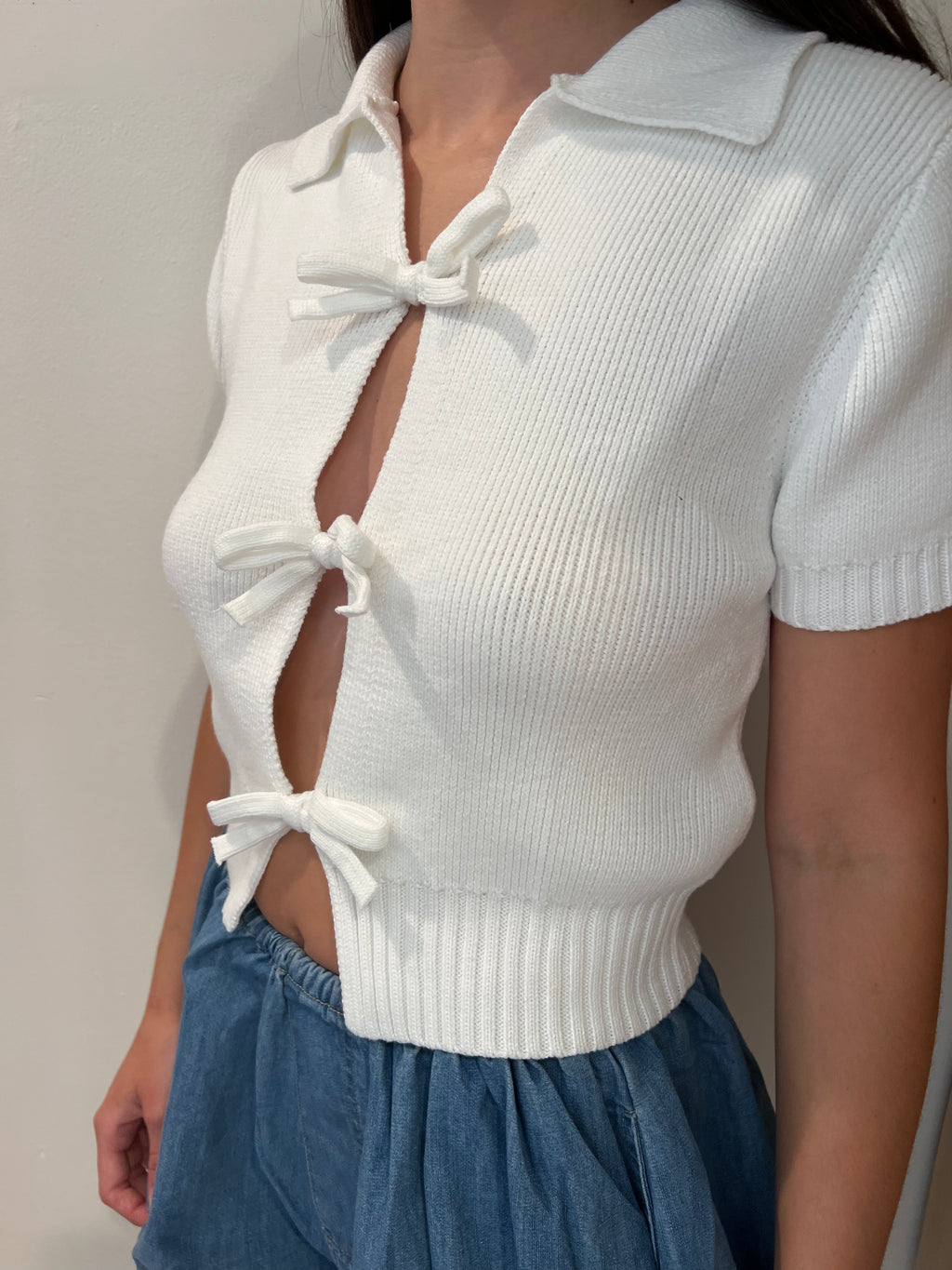Knit Bow Tee