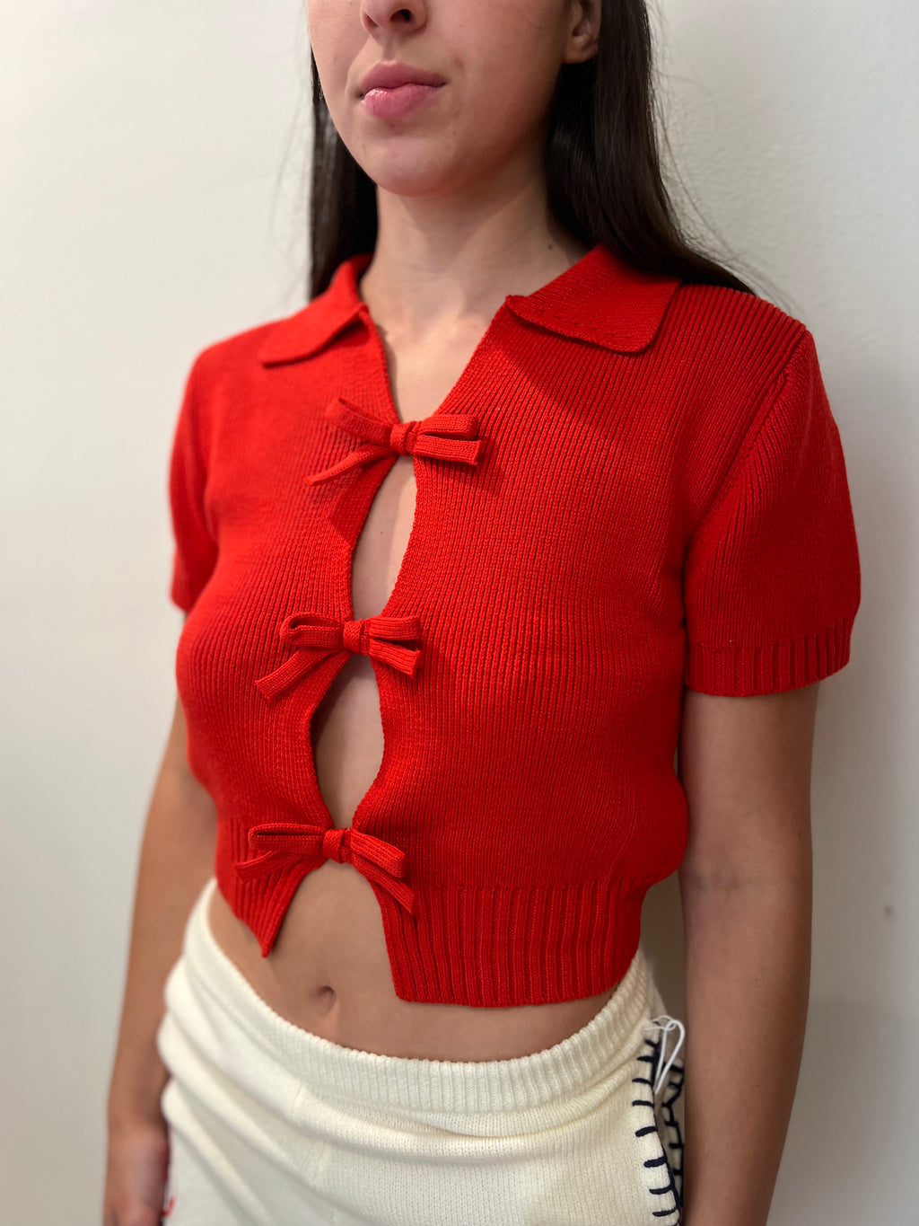 Knit Bow Tee