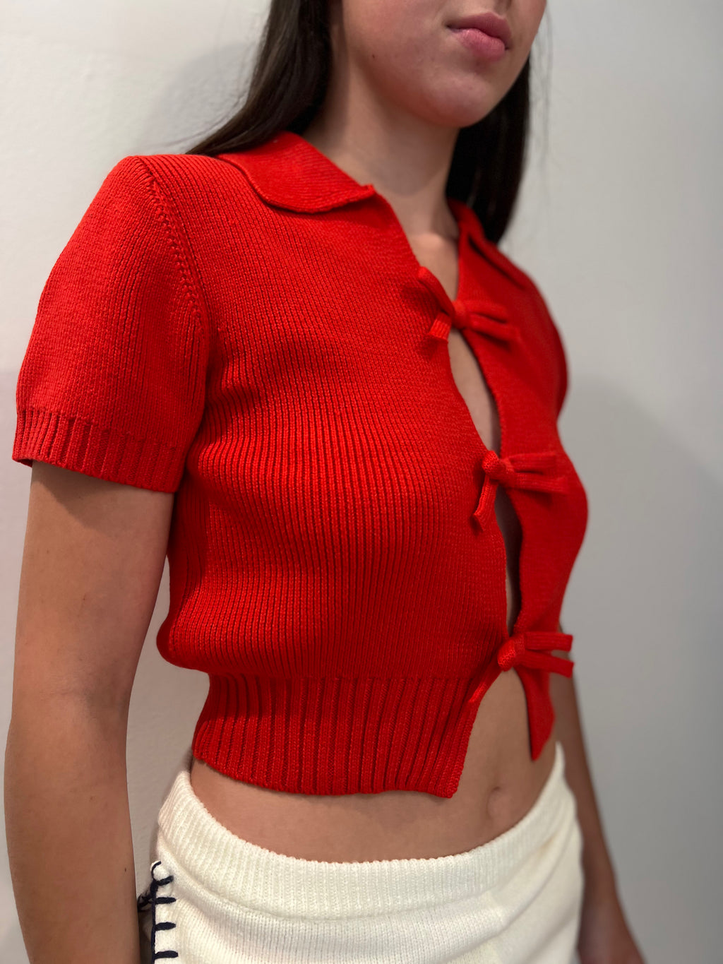 Knit Bow Tee