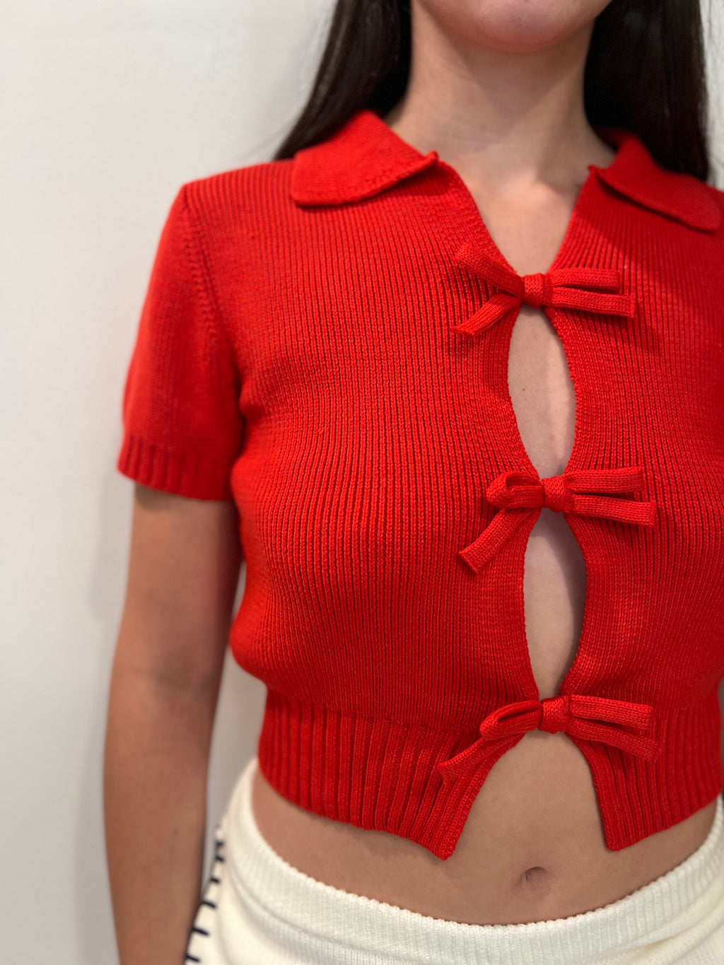 Knit Bow Tee