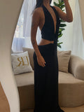 Pierced Plunge Maxi