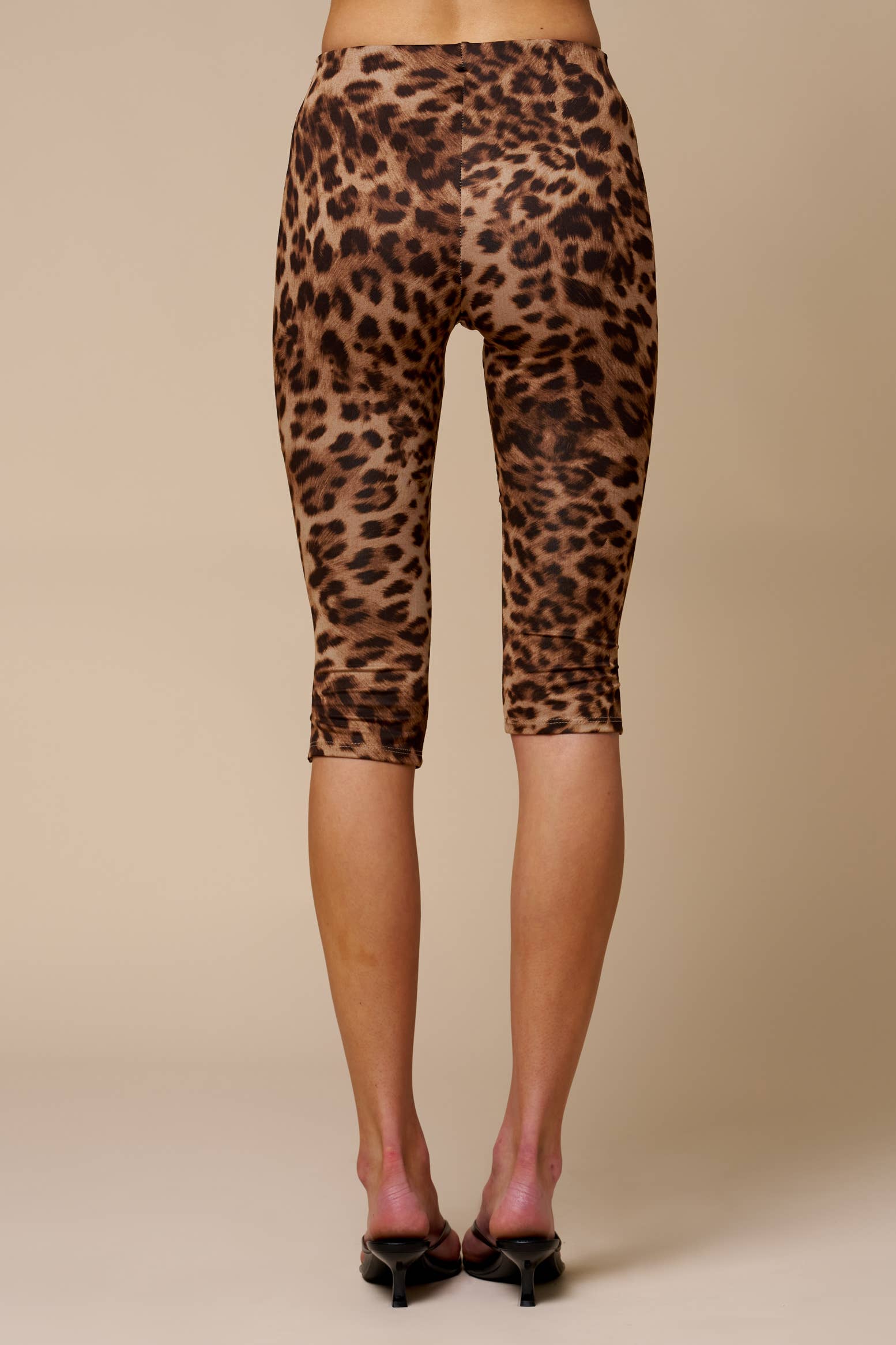 Leopard Print Capri Leggings